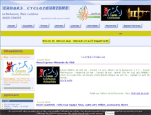 Tablet Screenshot of cahorscyclotourisme.com